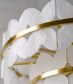 Boto Arelene Marble Brass Chandelier