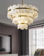 Boto Arelene Marble Brass Chandelier