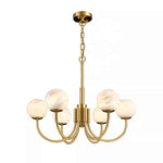 Buchholtz Coblitz Copper Marble Chandelier