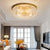 Round Brass Ceiling Light - Gold/Chrome/Black - Reflect Lighting