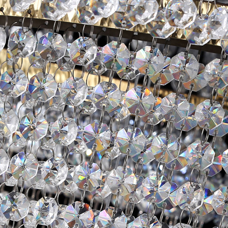 Aayan Allysha Gold Crystal Chandelier