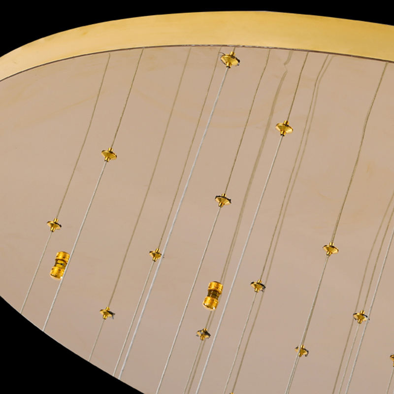 Aayan Allysha Gold Crystal Chandelier