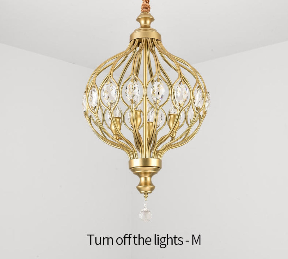 Tryston Pendant Light-Gold/Black