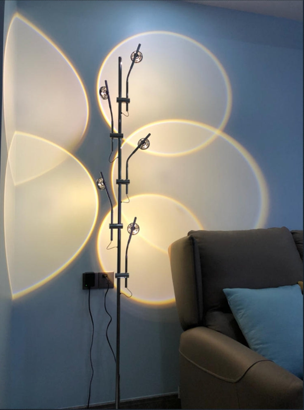 Althea Bifurcation Led-Table Lamp/Floor Lamp