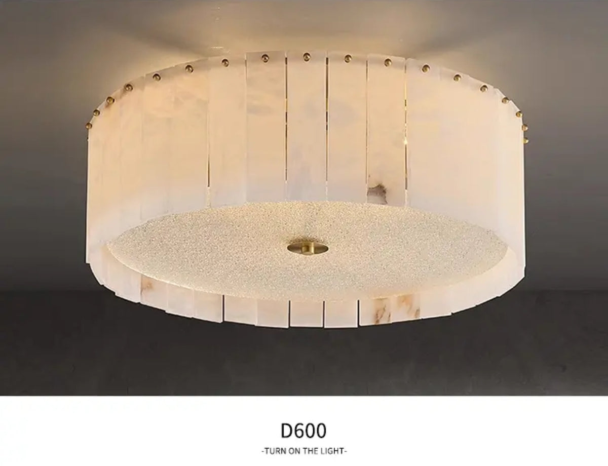 Corova Marble Gold Ceiling Light