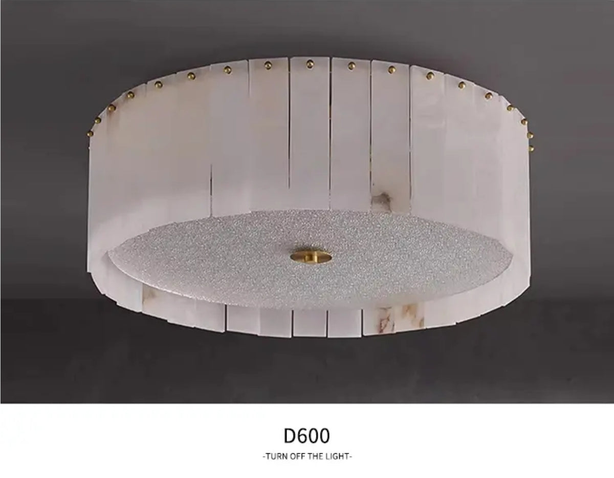 Corova Marble Gold Ceiling Light