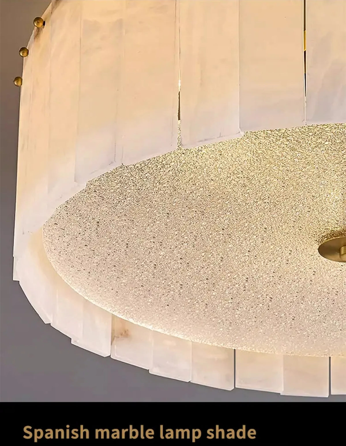 Corova Marble Gold Ceiling Light