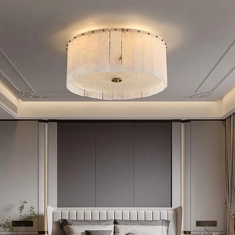 Corova Marble Gold Ceiling Light