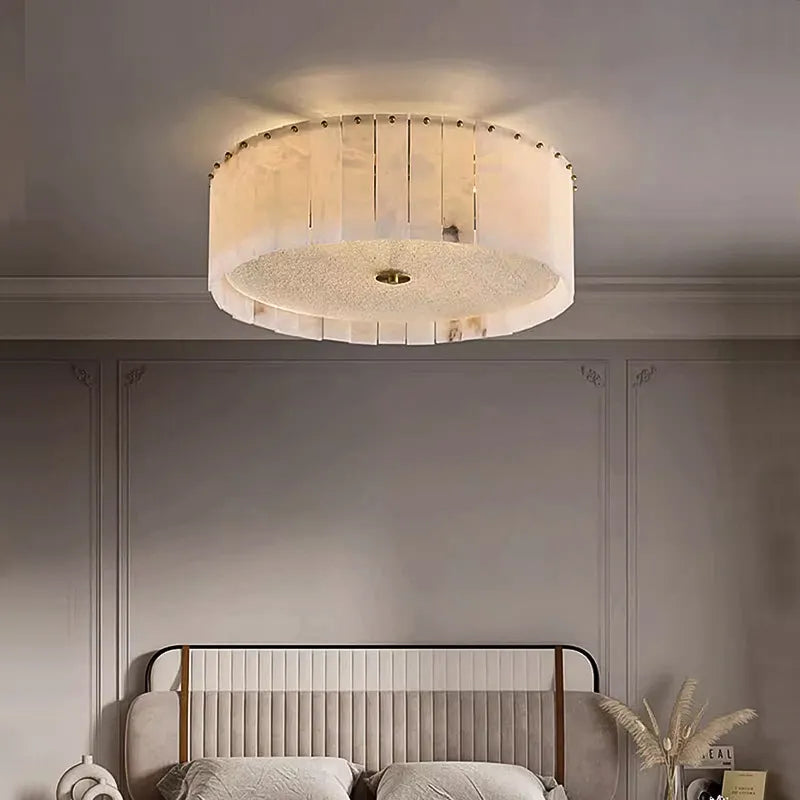 Corova Marble Gold Ceiling Light