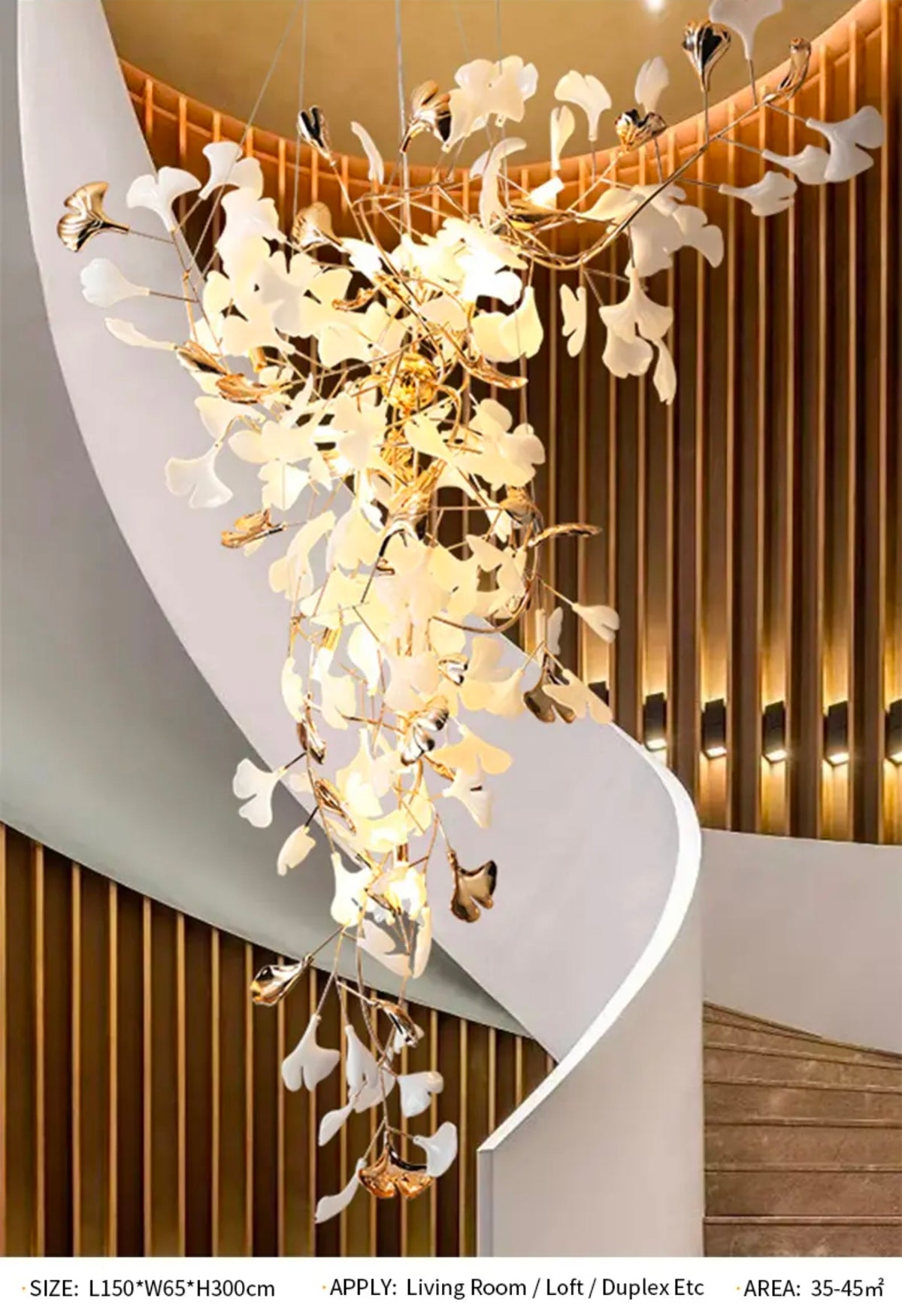 Ammanda Ambyr Ceramic Chandelier- 5 Shapes
