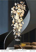 Ammanda Ambyr Ceramic Chandelier- 5 Shapes
