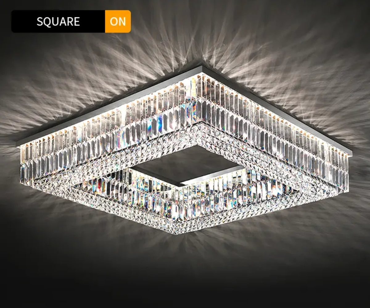 Charlie Salas Silver Ceiling Chandelier