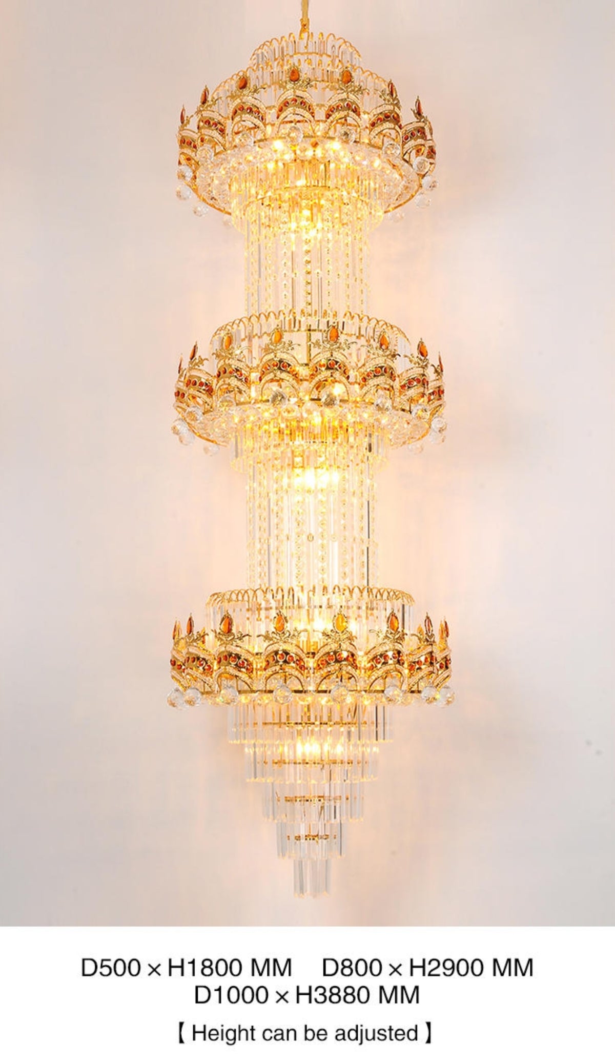 Large Premium Luciole Crystal Chandelier - Reflect Lighting
