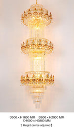 Large Premium Luciole Crystal Chandelier - Reflect Lighting