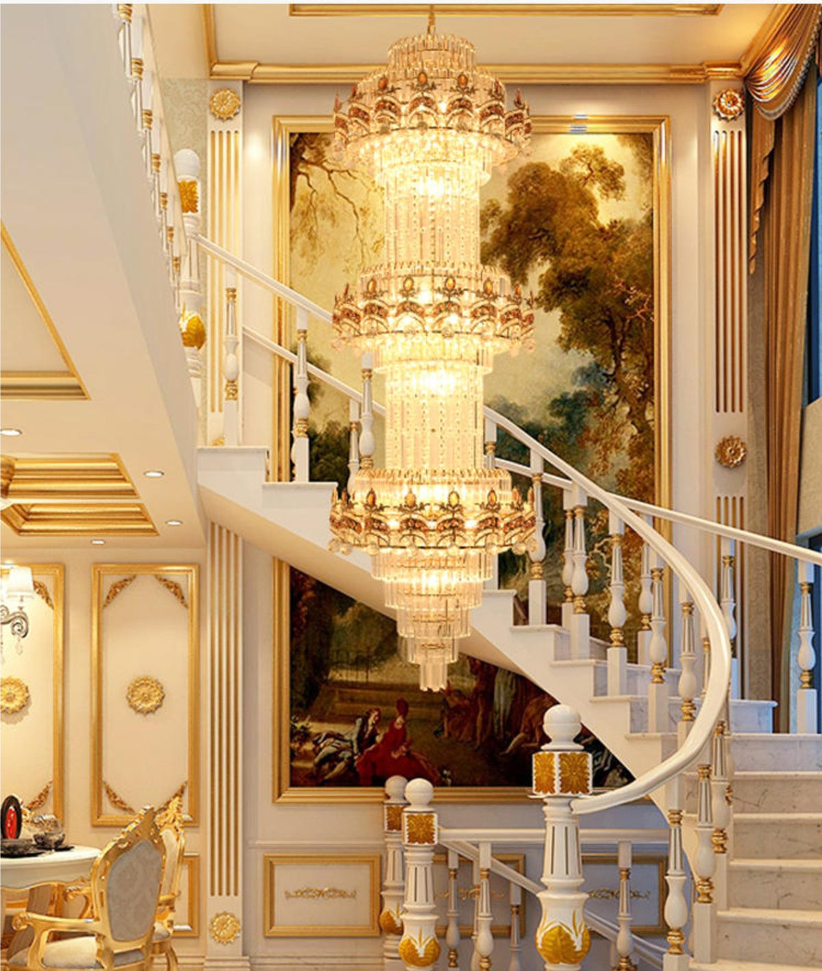 Large Premium Luciole Crystal Chandelier - Reflect Lighting